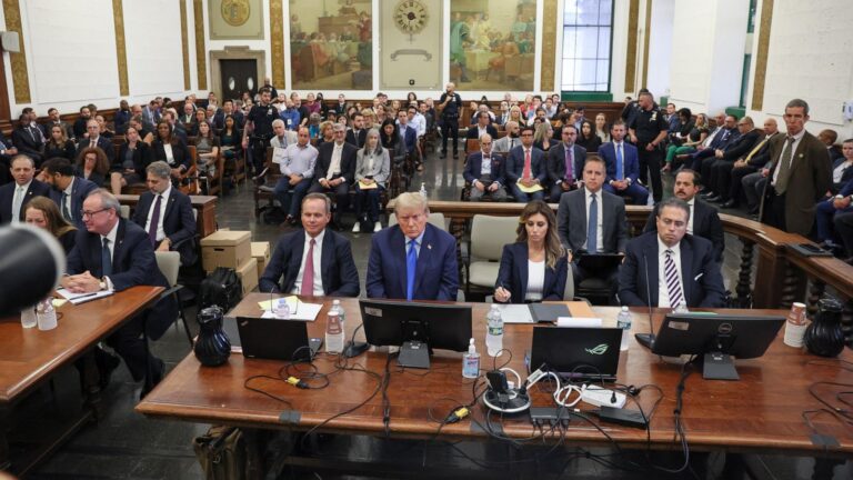 Trump turns his fraud trial into a campaign stop as he seeks to capitalize on his legal woes